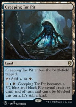 Creeping Tar Pit - Commander Legends: Battle for Baldur's Gate: Extras (Rare) [XCLB-888]