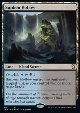 Sunken Hollow - Commander Legends: Battle for Baldur's Gate: Extras (Rare) [XCLB-918]