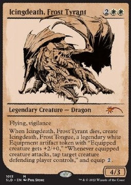 Icingdeath, Frost Tyrant - Secret Lair Drop Series: Secret Lair x Beadle & Grimm's: Here Be Dragons (Mythic) [SLDBG-1013]
