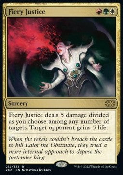 Fiery Justice - Double Masters 2022 (Rare) [2X2-212]