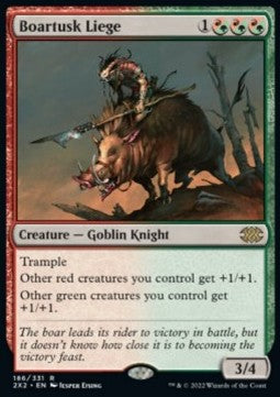 Boartusk Liege - Double Masters 2022 (Rare) [2X2-186]