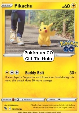 Pikachu - Pokémon GO (Promo) [PGO-027]