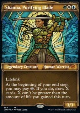 Shanna, Purifying Blade (V.1) - Dominaria United: Extras (Mythic) [XDMU-317]