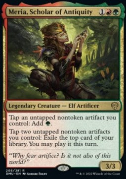 Meria, Scholar of Antiquity - Dominaria United (Rare) [DMU-206]