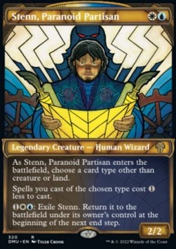 Stenn, Paranoid Partisan (V.1) - Dominaria United: Extras (Rare) [XDMU-320]