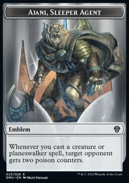 Ajani, Sleeper Agent Emblem - Dominaria United: Extras (Token) [XDMU-T25]