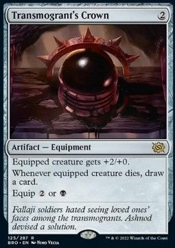 Transmogrant's Crown - The Brothers' War (Rare) [BRO-125]