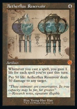 Aetherflux Reservoir (V.2) - Retro Frame Artifacts (Mythic) [BRR-65]