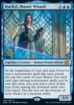 Hurkyl, Master Wizard (V.1) - The Brothers' War: Promos (Rare) [PBRO-51]