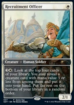 Recruitment Officer - Game Day Promos (Rare) [GDY-7]