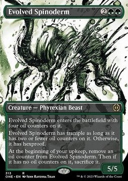 Evolved Spinoderm (V.1) - Phyrexia: All Will Be One: Extras (Rare) [XONE-313]