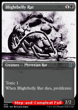 Blightbelly Rat (V.2) - Phyrexia: All Will Be One: Extras (Uncommon) [XONE-435]
