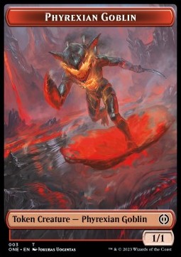 Phyrexian Goblin Token (Red 1/1) - Phyrexia: All Will Be One: Extras (Token) [XONE-T3]