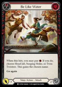 Be Like Water (Red) (Regular) - Outsiders (Common) [OUT-068]