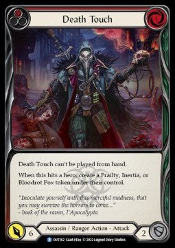 Death Touch (Red) (Regular) - Outsiders (Rare) [OUT-162]