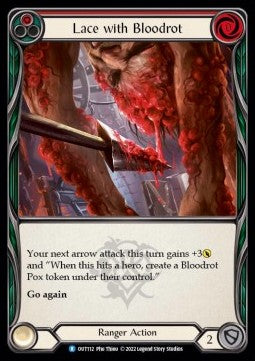 Lace with Bloodrot (Regular) - Outsiders (Rare) [OUT-112]