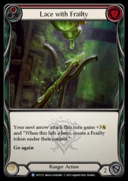 Lace with Frailty (Regular) - Outsiders (Rare) [OUT-113]