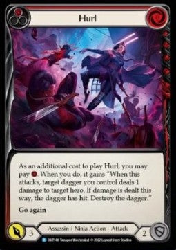 Hurl (Red) (Regular) - Outsiders (Rare) [OUT-148]