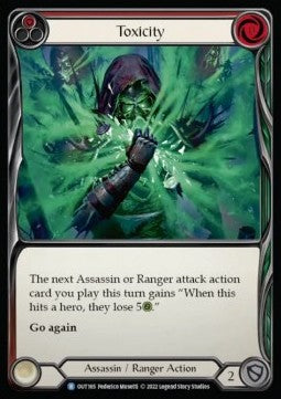 Toxicity (Red) (Regular) - Outsiders (Rare) [OUT-165]