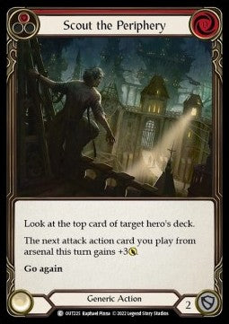 Scout the Periphery (Red) (Regular) - Outsiders (Common) [OUT-225]