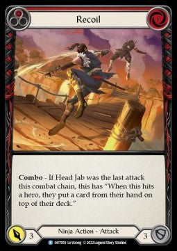 Recoil (Red) (Rainbow Foil) - Outsiders (Rare) [OUT-059]