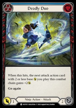 Deadly Duo (Blue) (Regular) - Outsiders (Common) [OUT-073]