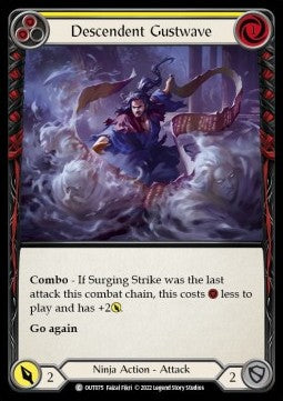 Descendent Gustwave (Yellow) (Regular) - Outsiders (Common) [OUT-075]