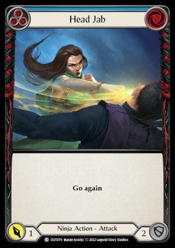 Head Jab (Blue) (Regular) - Outsiders (Common) [OUT-079]