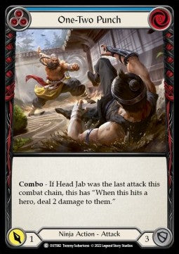 One-Two Punch (Blue) (Regular) - Outsiders (Common) [OUT-082]