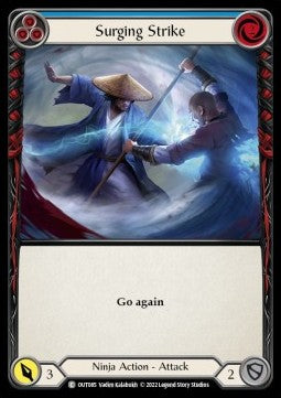 Surging Strike (Blue) (Regular) - Outsiders (Common) [OUT-085]