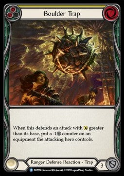 Boulder Trap (Rainbow Foil) - Outsiders (Rare) [OUT-106]