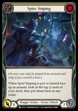 Spire Sniping (Yellow) (Regular) - Outsiders (Common) [OUT-131]