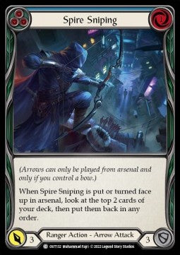 Spire Sniping (Blue) (Regular) - Outsiders (Common) [OUT-132]