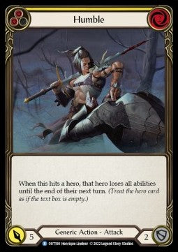 Humble (Yellow) (Regular) - Outsiders (Rare) [OUT-190]