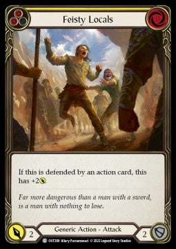 Feisty Locals (Yellow) (Regular) - Outsiders (Common) [OUT-208]