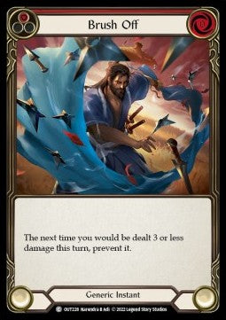 Brush Off (Red) (Regular) - Outsiders (Common) [OUT-228]