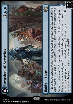 Invasion of Arcavios // Invocation of the Founders - March of the Machine (Rare) [MOM-61]