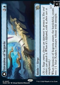 Invasion of Segovia // Caetus, Sea Tyrant of Segovia - March of the Machine (Rare) [MOM-63]