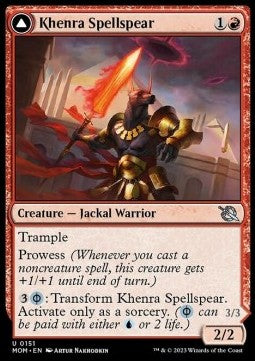Khenra Spellspear // Gitaxian Spellstalker - March of the Machine (Uncommon) [MOM-151]