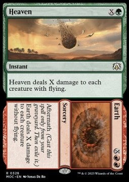 Heaven // Earth - Commander: March of the Machine (Rare) [MOC-328]