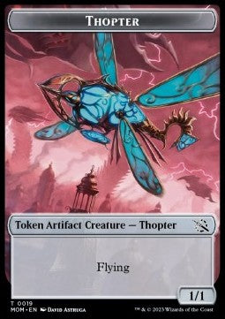 Thopter Token (Artifact 1/1) - March of the Machine: Extras (Token) [XMOM-T19]