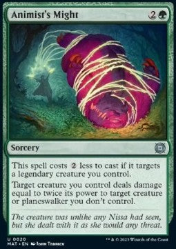 Animist's Might - March of the Machine: The Aftermath (Uncommon) [MAT-20]