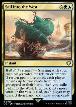 Sail into the West - Commander: The Lord of the Rings: Tales of Middle-earth (Rare) [LTC-68]