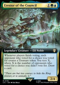 Erestor of the Council - Commander: The Lord of the Rings: Tales of Middle-earth: Extras (Rare) [XLTC-136]