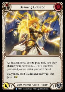 Beaming Bravado (Red) (Regular) - Dusk till Dawn (Rare) [DTD-057]