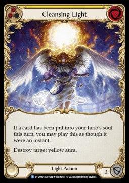 Cleansing Light (Yellow) (Rainbow Foil) - Dusk till Dawn (Rare) [DTD-089]