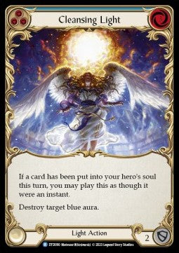 Cleansing Light (Blue) (Rainbow Foil) - Dusk till Dawn (Rare) [DTD-090]