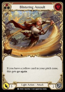 Blistering Assault (Red) (Regular) - Dusk till Dawn (Common) [DTD-091]