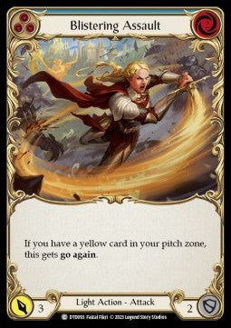 Blistering Assault (Blue) (Regular) - Dusk till Dawn (Common) [DTD-093]
