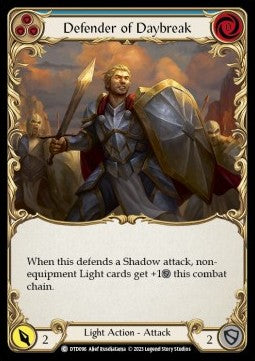 Defender of Daybreak (Blue) (Regular) - Dusk till Dawn (Common) [DTD-096]